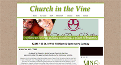 Desktop Screenshot of churchinthevine.com